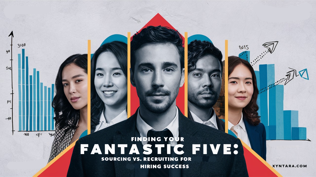 Finding Your Fantastic Five: Sourcing vs. Recruiting for Hiring Success